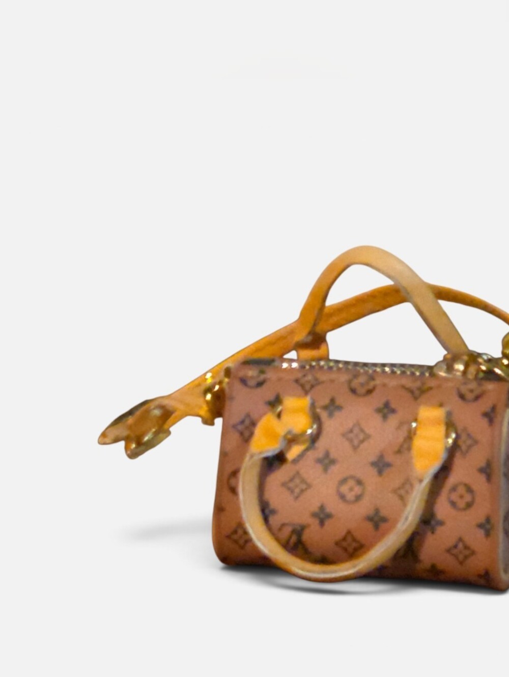 Designer inspired, micro, mini bag charm